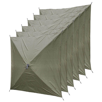 CLAM Quick-Set Escape Portable Outdoor Gazebo Canopy Shelter and 6 Wind Panels - VMInnovations