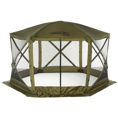 CLAM Quick-Set Escape 11.5 x 11.5 Foot Portable Outdoor Canopy Shelter, Green