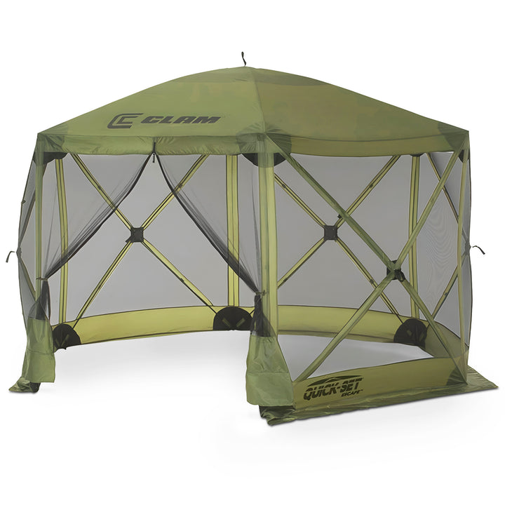 CLAM Quick-Set Escape Portable Outdoor Gazebo Canopy Shelter Screen (Open Box)