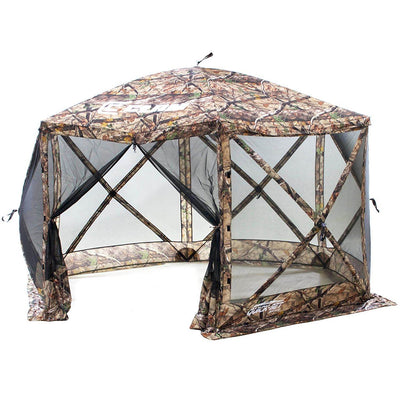 Clam Quick Set Escape Camping Outdoor Gazebo Canopy Shelter Screen (Used)