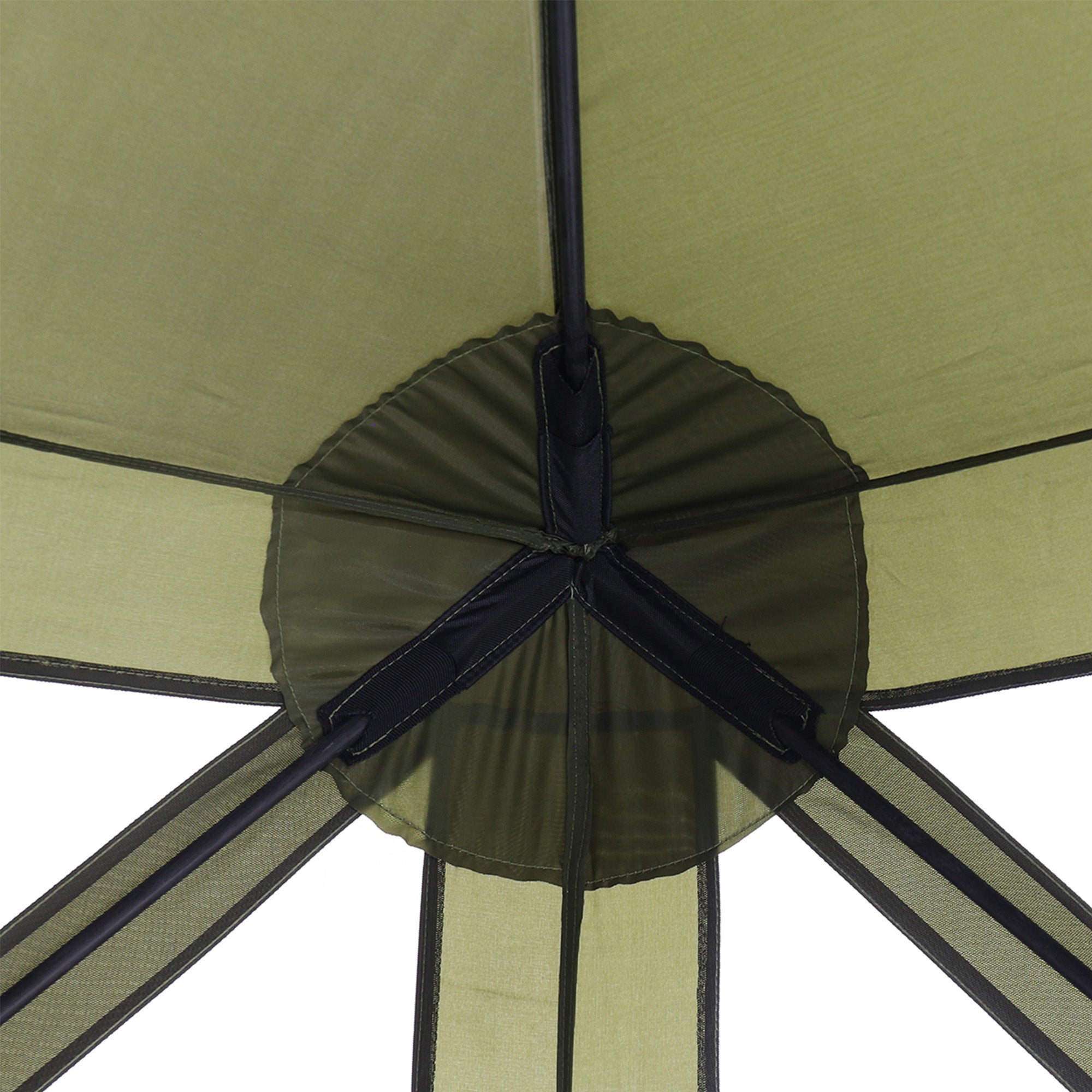 CLAM Quick Set Traveler Portable Camping Gazebo Canopy Shelter, Green (Open Box) - VMInnovations
