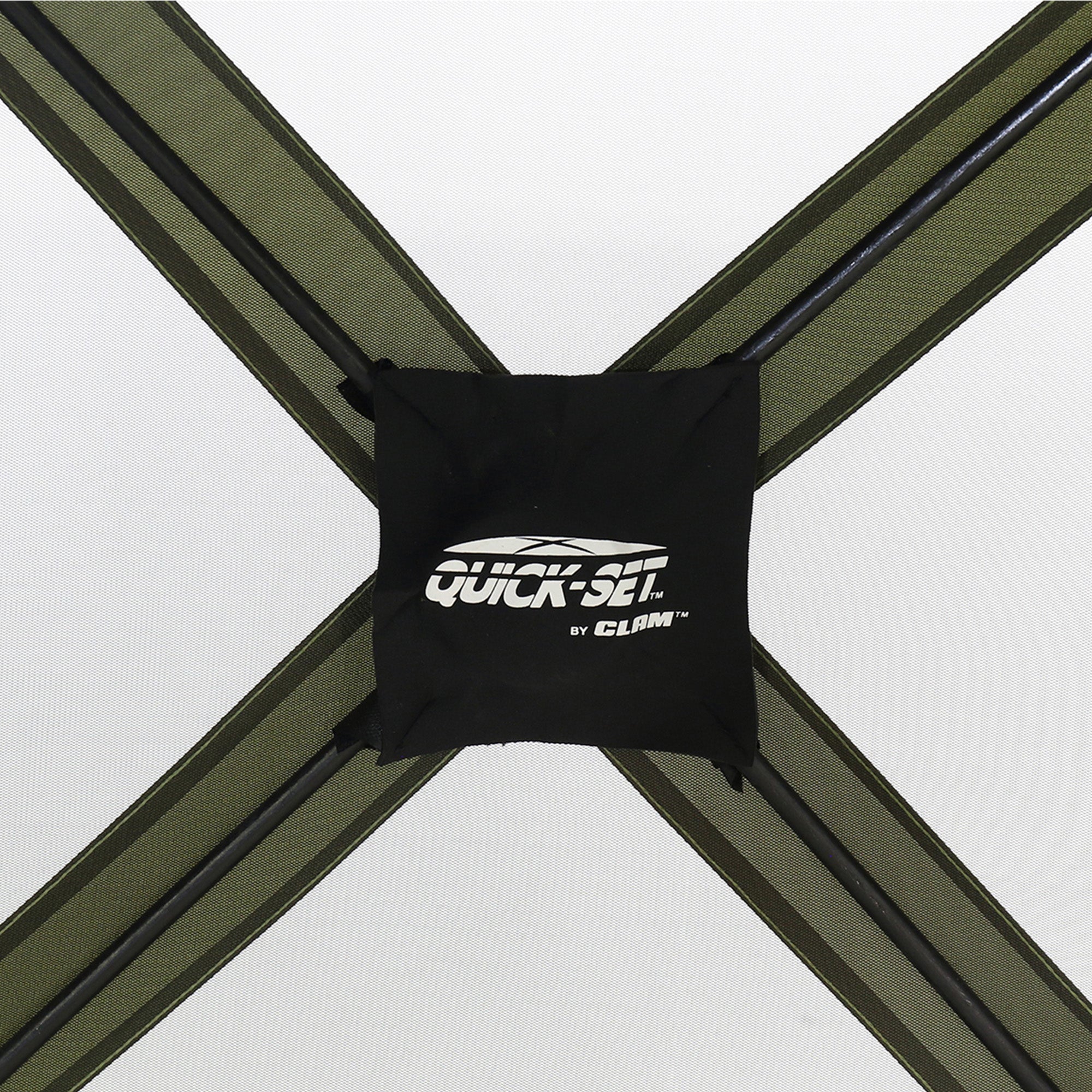 CLAM Quick Set Traveler Portable Camping Gazebo Canopy Shelter, Green (Open Box) - VMInnovations
