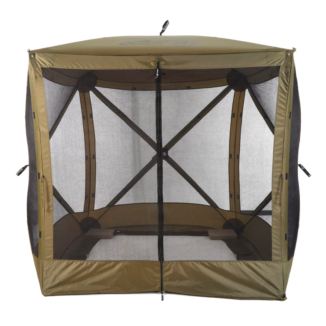 Clam Quick-Set Traveler Outdoor Screen Shelter w/Wind Panels (4 Pack), Green