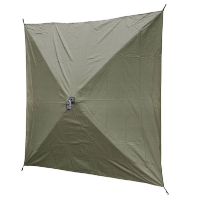 Canopy Shelter Screen Hub Green Fabric Wind & Sun Panels (3 pack) (For Parts) - VMInnovations