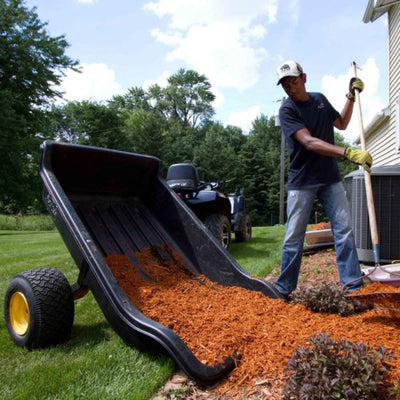 Polar Trailer HD 1500 Off Road Utility Landscape Lawn Trailer Cart (Open Box)