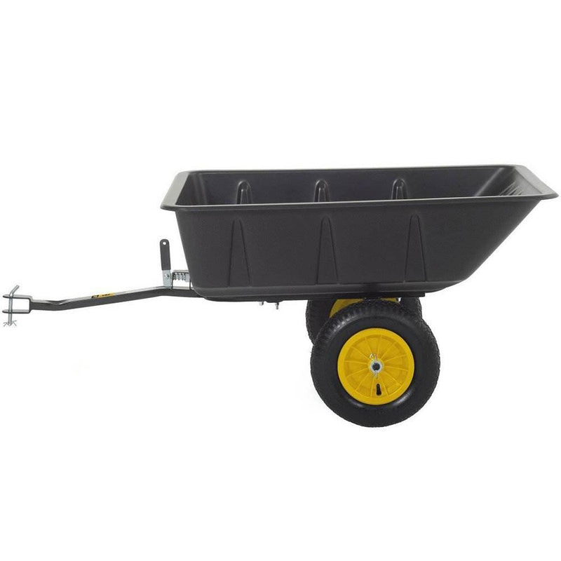 Polar Trailer 10 Cubic Foot Heavy Duty Utility Yard Garden Wheelbarrow Club Cart