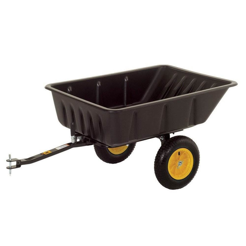Polar Trailer 10 Cubic Foot Heavy Duty Utility Yard Garden Wheelbarrow Club Cart