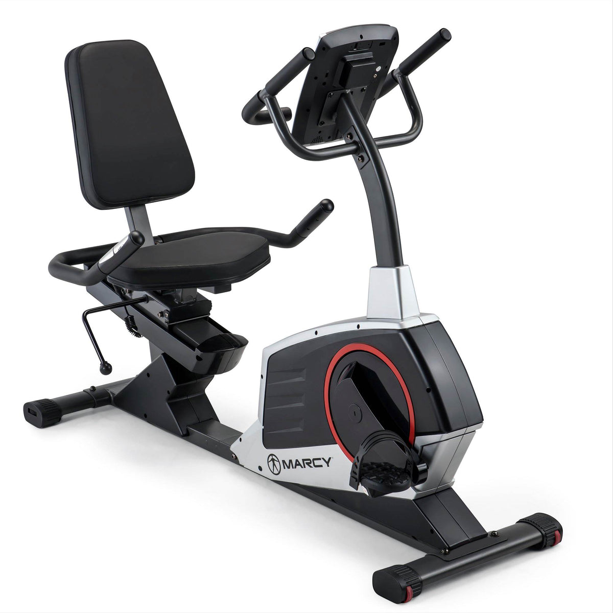 Marcy Regenerating Magnetic Recumbent Stationary Home Workout Exercise Bike