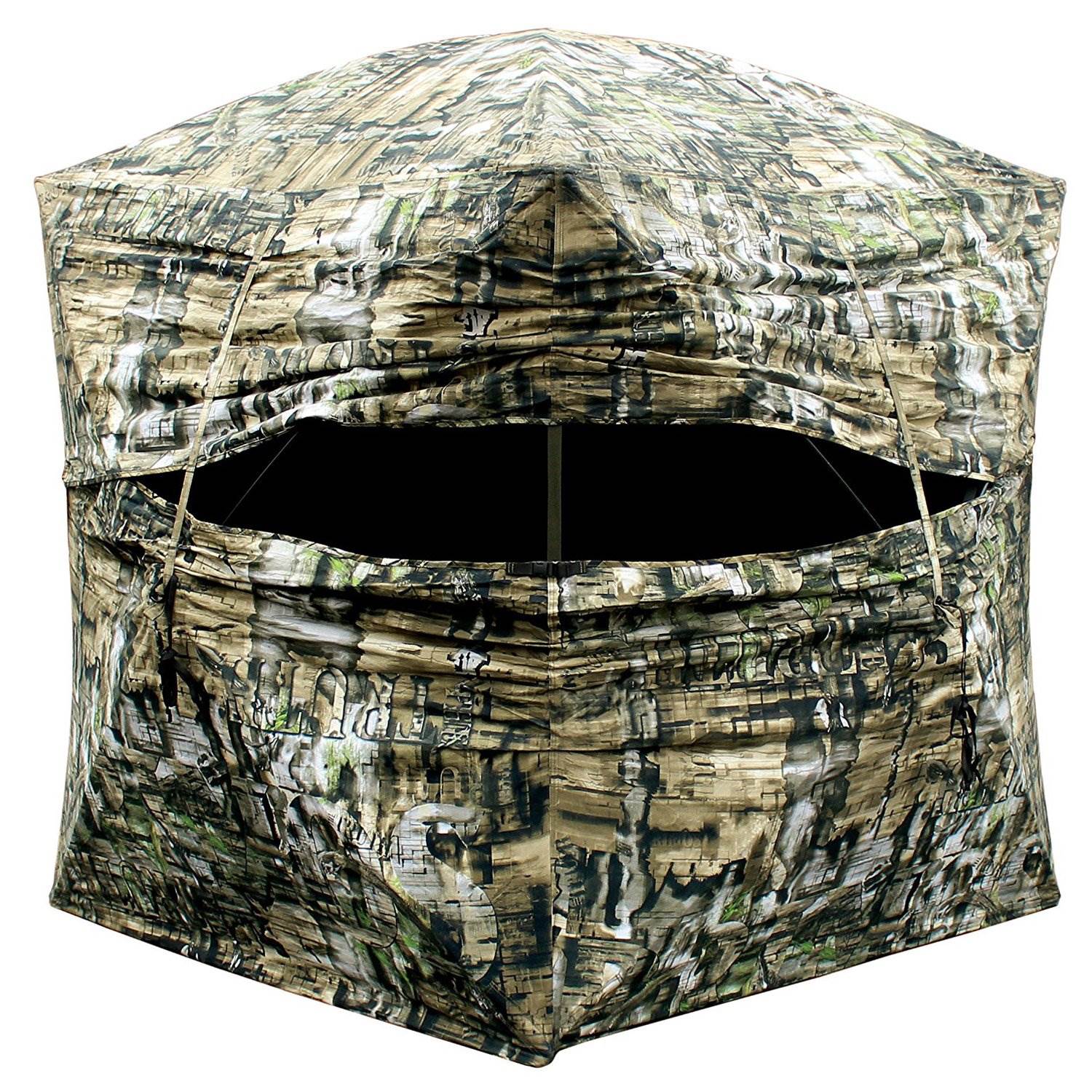 Primos Double Bull Deluxe Hunting Ground Blind with Carry Bag, Truth Camouflage