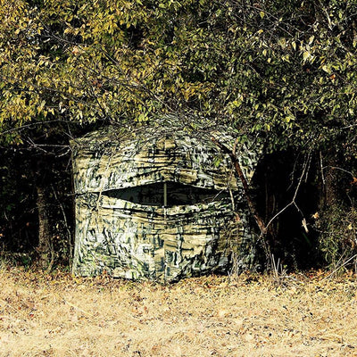 Primos Double Bull Deluxe Hunting Ground Blind with Carry Bag, Truth Camouflage