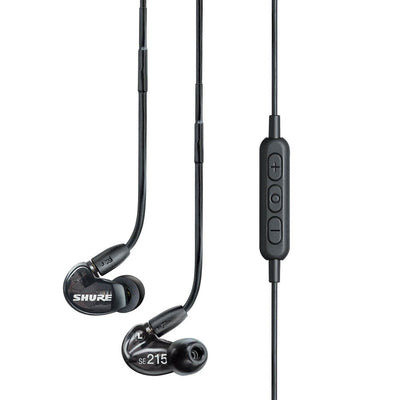 Shure Sound Isolating Ear Bud MicroDriver Bluetooth Earphones, Black (Open Box)