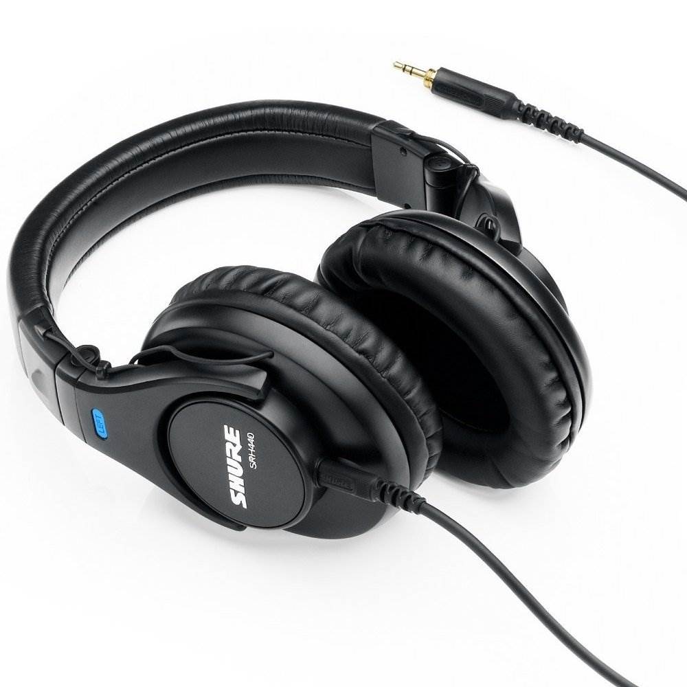 Shure Closed Back Professional Home/Studio Recording Headphones, Black(Open Box)