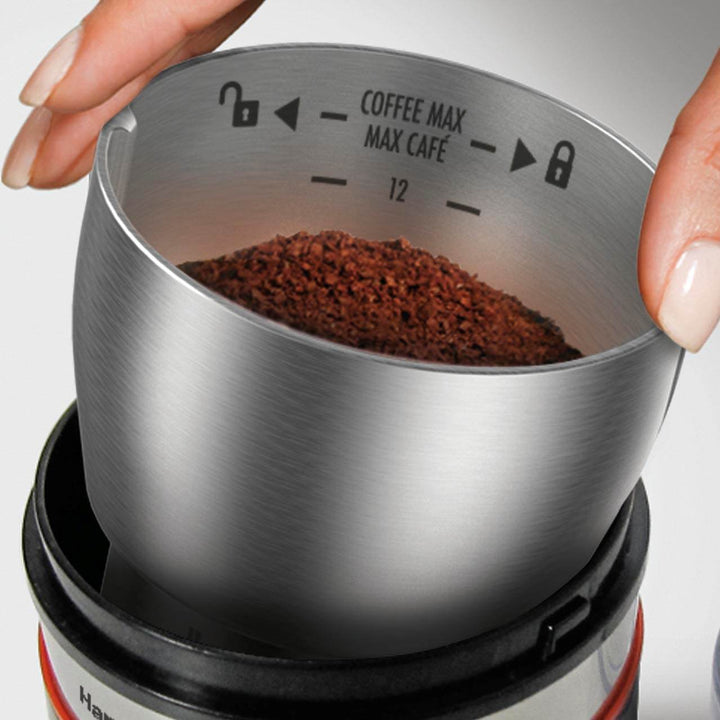 Hamilton Beach Grind Automatic Electric Coffee Bean Blade Grinder, Black (Used)