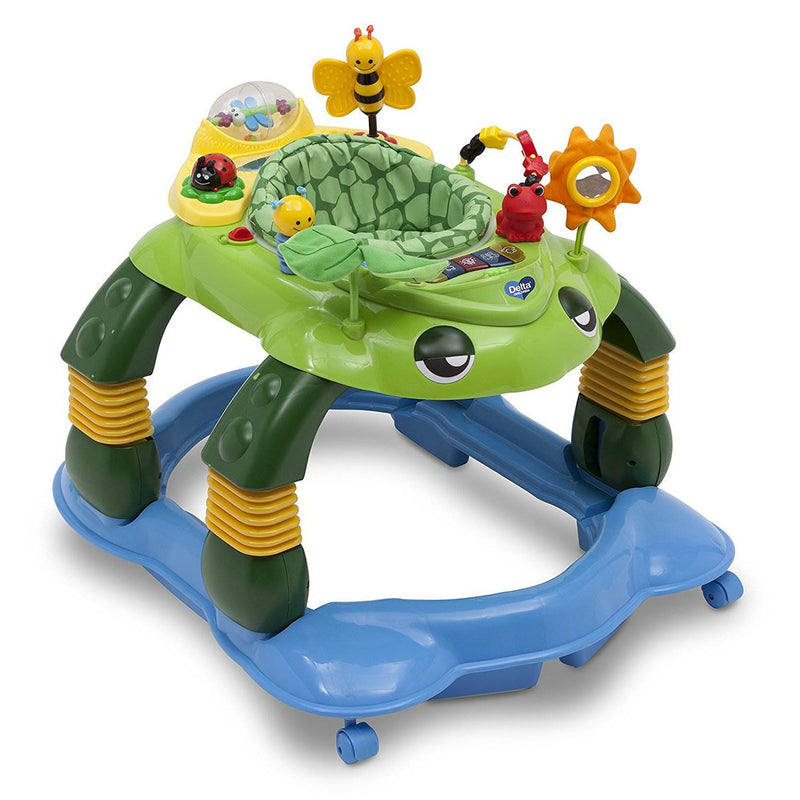 Delta Children Lil Play Station Mason the Turtle 3-in-1 Infant Activity Walker