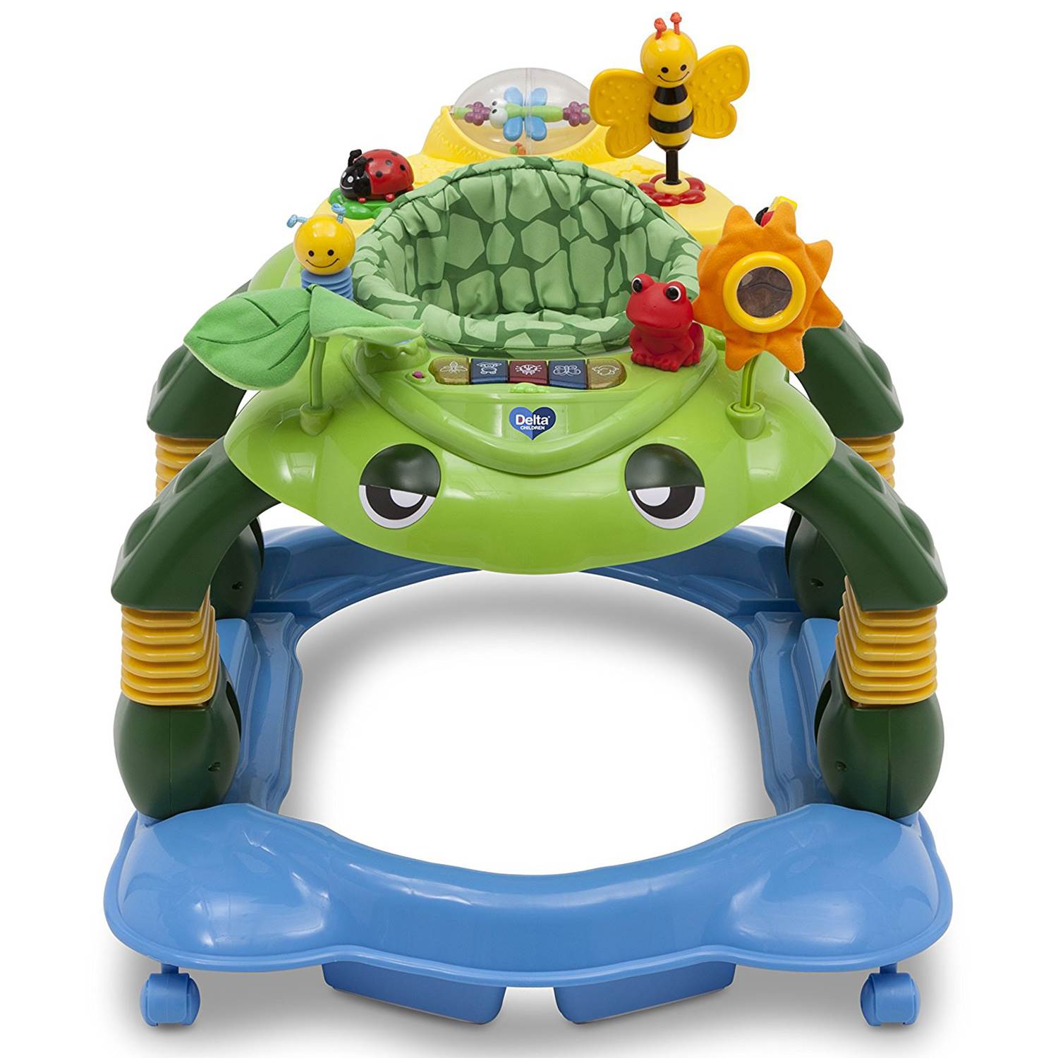 Delta Children Lil Play Station Turtle 3-in-1 Activity Walker (Open Box)