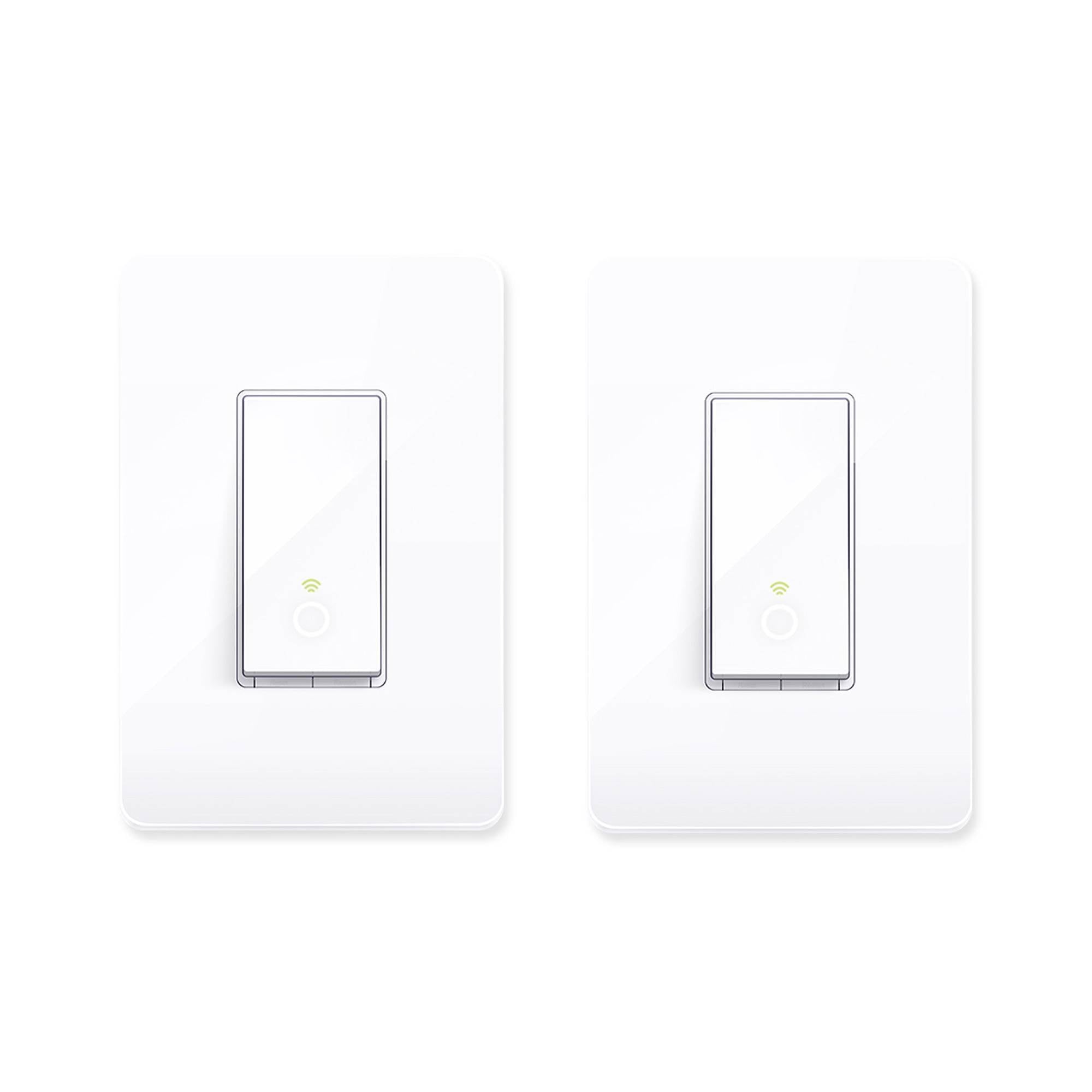TP-Link Smart HS200 WiFi Light Switch Cover Compatible w/ Phone Control (2 Pack)