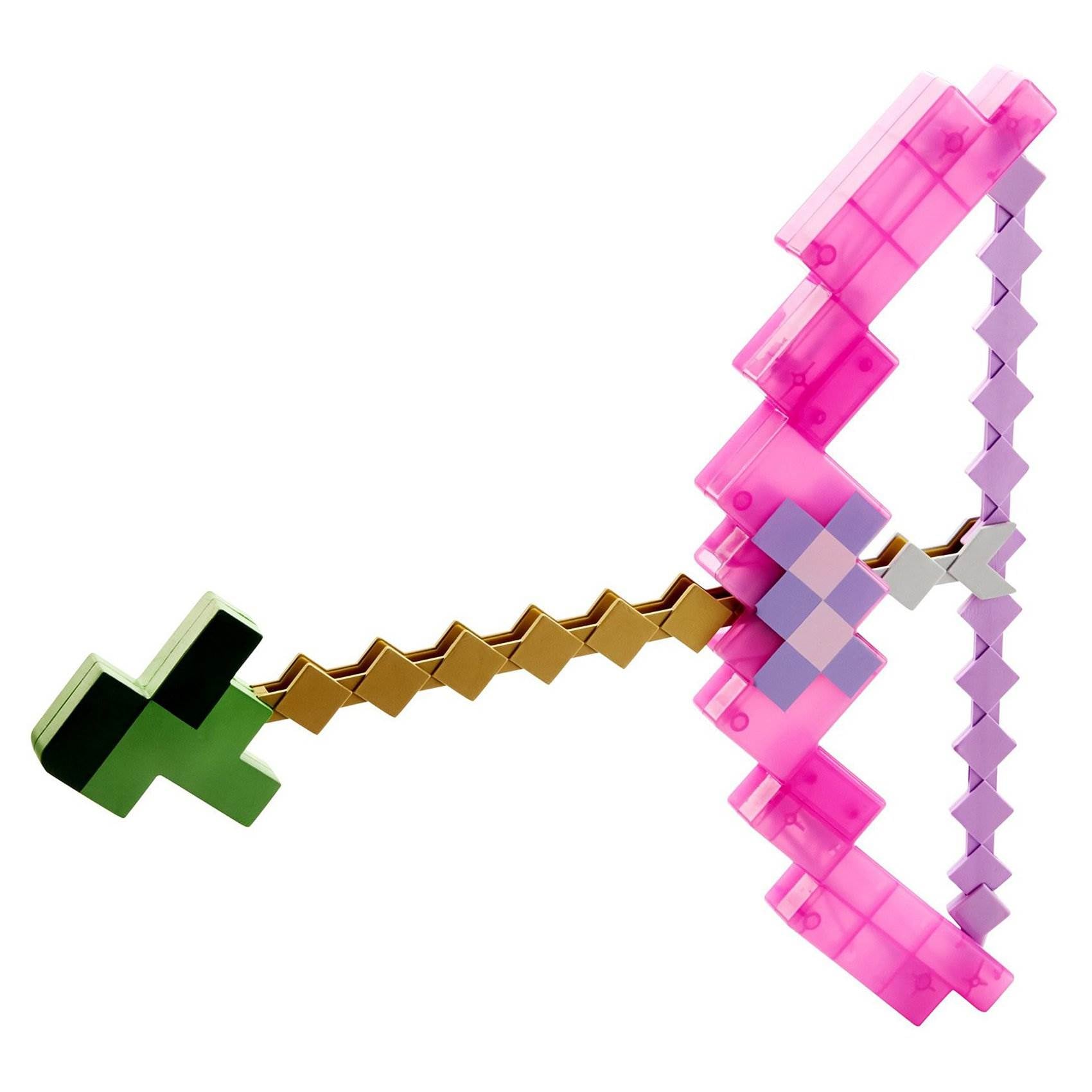 Mattel Minecraft Full Size Pixelated Enchanted Toy Bow & Arrow (Open Box)