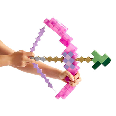 Mattel Minecraft Full Size Pixelated Enchanted Toy Bow & Arrow (Open Box)
