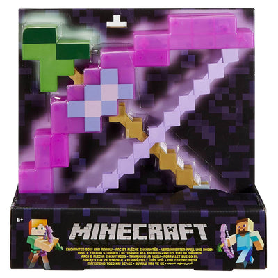 Mattel Minecraft Full Size Pixelated Enchanted Toy Bow & Arrow (Open Box)