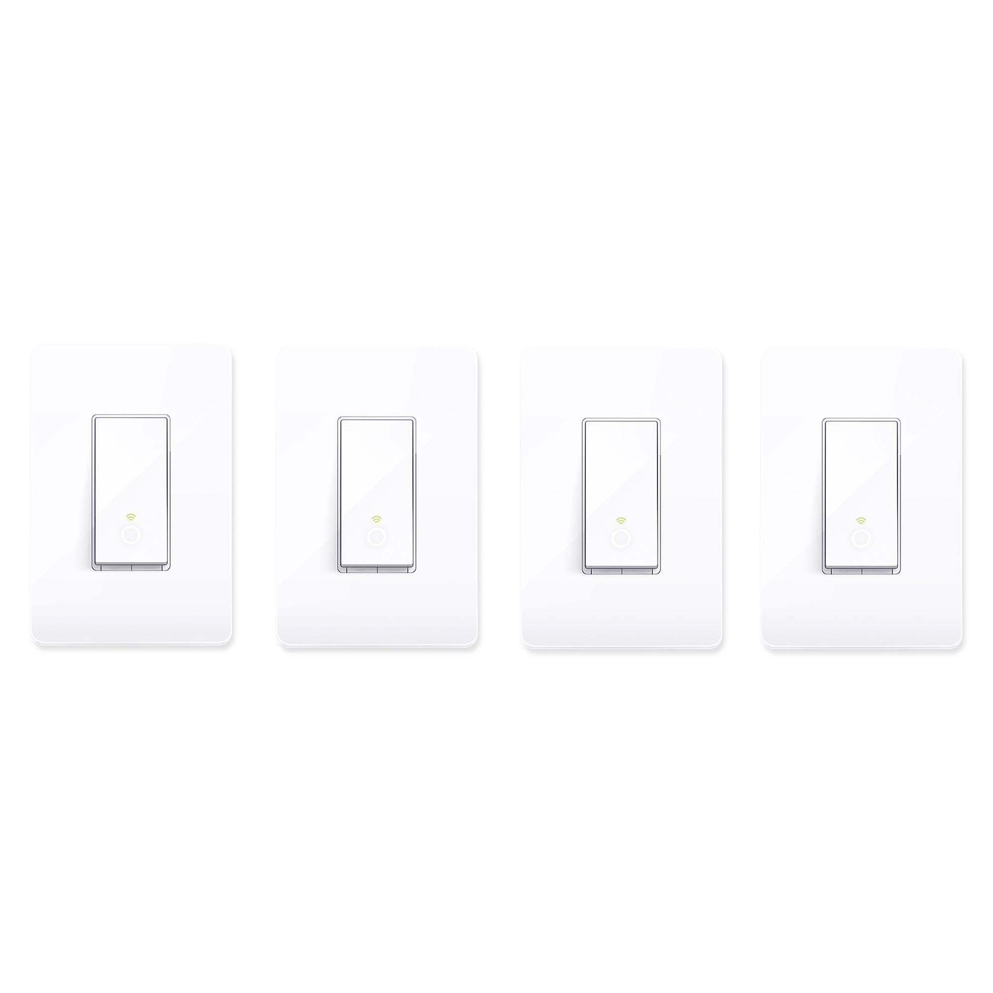 TP-Link Smart HS200 WiFi Light Switch Cover Compatible w/ Phone Control (4 Pack)
