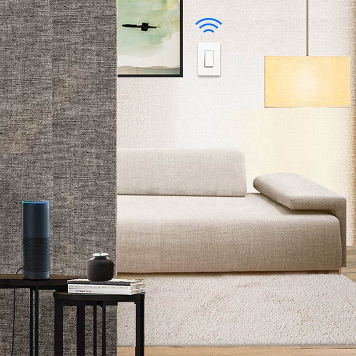 TP-Link Smart HS200 WiFi Light Switch Cover Compatible w/ Phone Control (6 Pack)