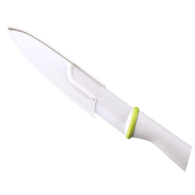 T-Fal Zen 84211 Sharp Ceramic 6 Inch Kitchen Santoku Knife with Sheath (2 Pack)