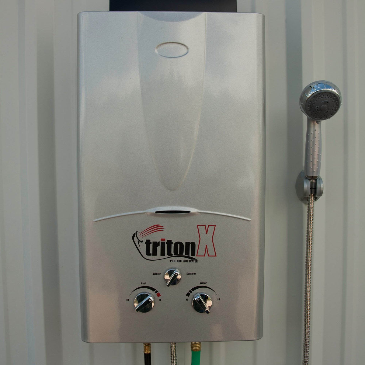 Camp Chef Triton 10 Liter Gas Portable Camp Water Heater w/ Shower Head | (Used)