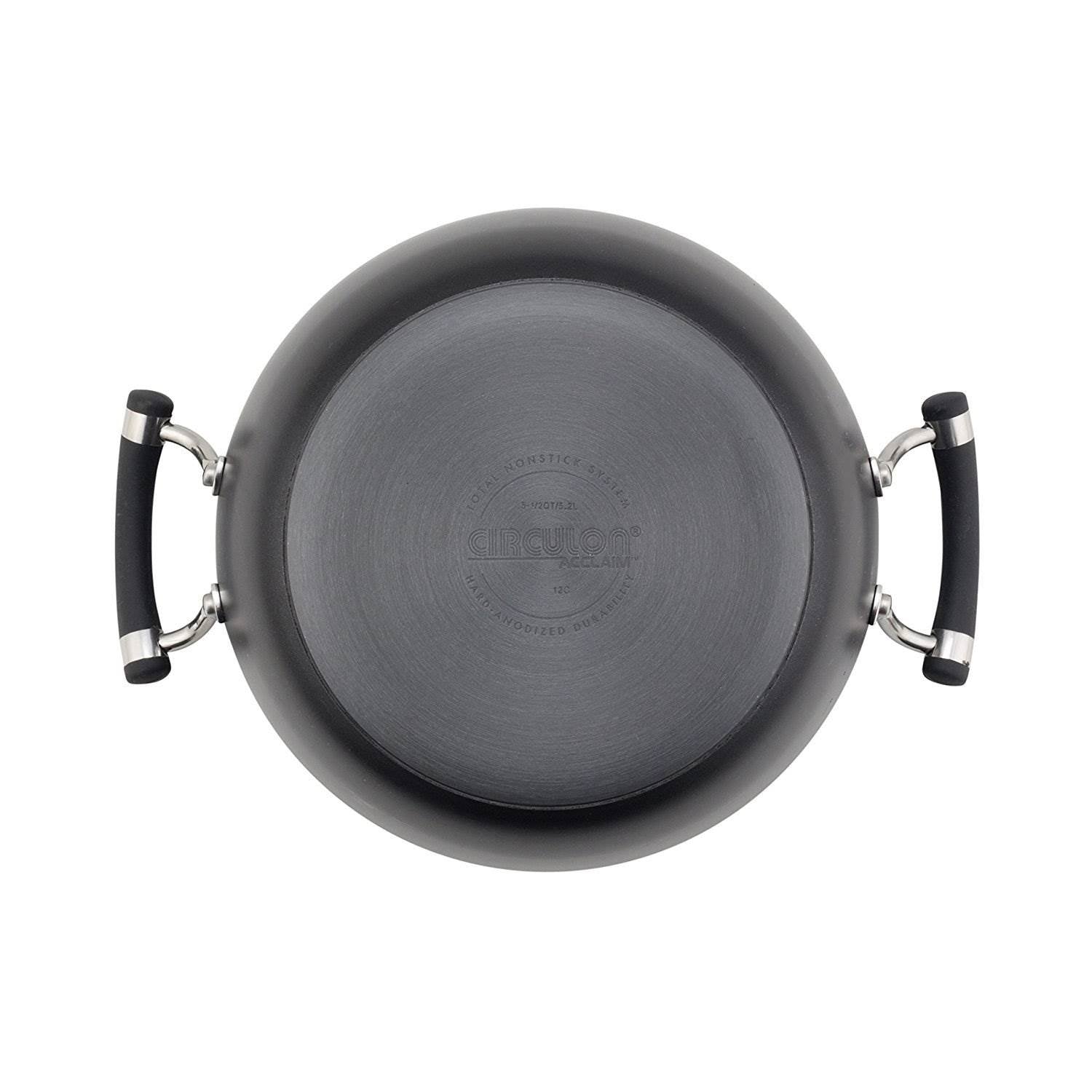 Circulon Acclaim Hard Anodized Nonstick 4.5 Quart Casserole Pot, Gray (Open Box)