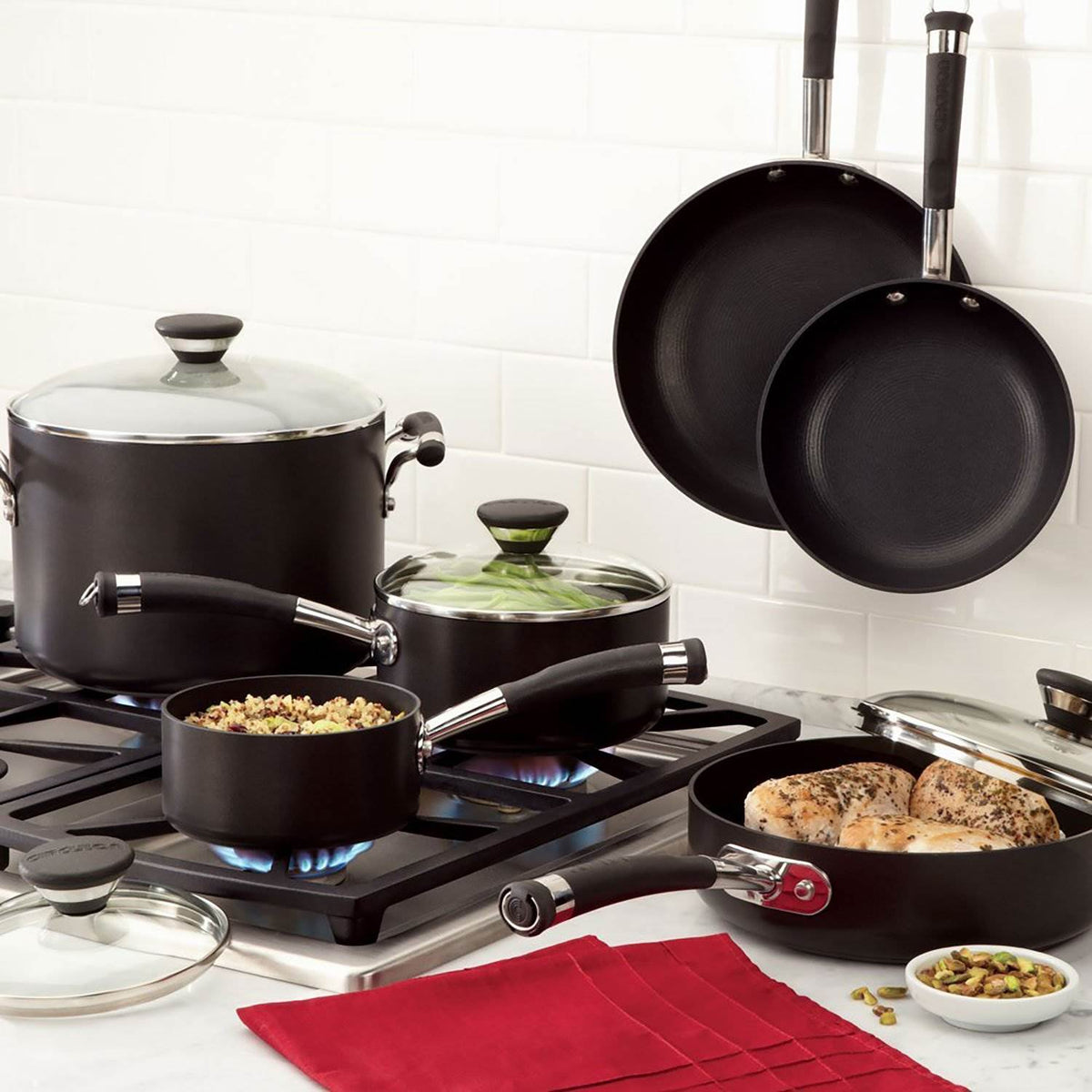 Circulon Acclaim Hard Anodized Nonstick 4.5 Quart Casserole Pot, Gray (Open Box)