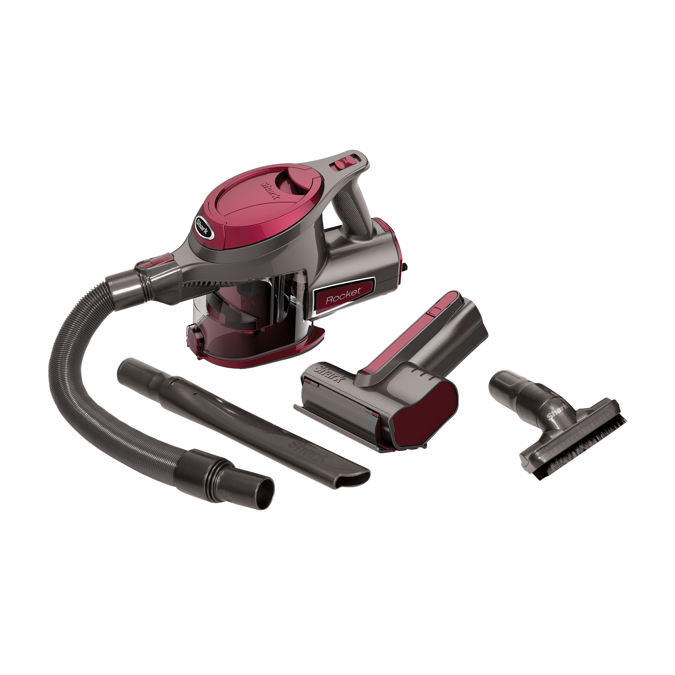 Shark Refurbished Rocket HV292 Burgundy Light Corded Handheld Vacuum (Open Box)