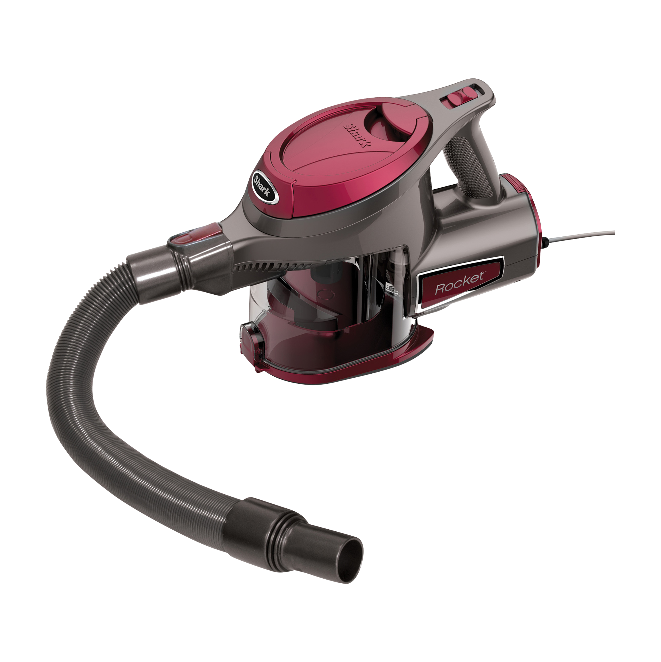 Shark Refurbished Rocket HV292 Light Corded Handheld Vacuum, Burgundy (Used)