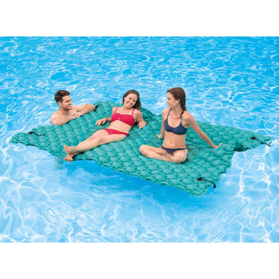 Intex Giant 9.5' Inflatable Floating Swimming Pool Lake Mat (Open Box) (4 Pack) - VMInnovations