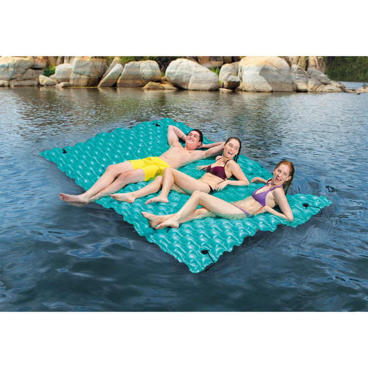 Intex Giant 9.5' Inflatable Floating Swimming Pool Lake Mat (Open Box) (4 Pack)