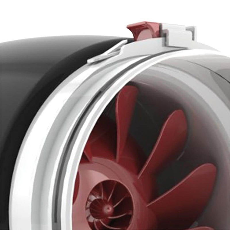 Vortex 8 Inch 728 CFM S Line Powerfan Inline Ventilation Duct Exhaust Blower Fan
