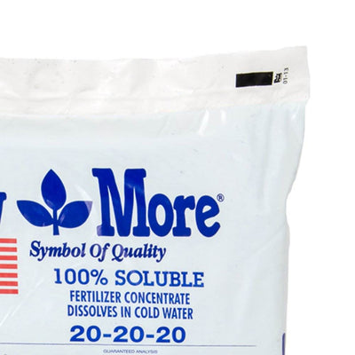 Grow More Cold Water 20-20-20 Soluble Plant Fertilizer, 25 Pounds (Open Box)