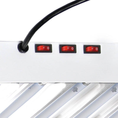 Hydrofarm Agrobrite 4 Foot 12 Tube Grow Light Fixture 648W T5 Bulbs (For Parts)