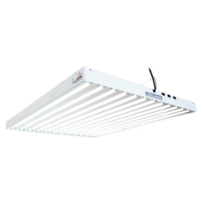 Hydrofarm Agrobrite 4 Foot 12 Tube Grow Light Fixture 648W T5 Bulbs (For Parts)