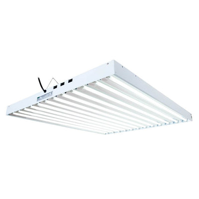 Hydrofarm Agrobrite 4 Foot 12 Tube Grow Light Fixture 648W T5 Bulbs (For Parts)
