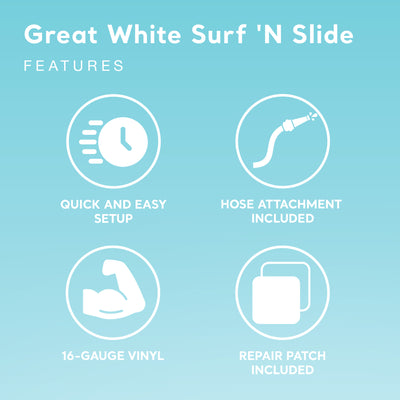 Intex Surf 'N Slide Inflatable Kids Water Slide w/ Surf Riders(Open Box)(6 Pack) - VMInnovations