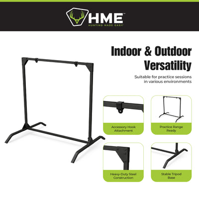 HME Products Bowhunting Archery Range Practice Shooting 30 Inch Bag Target Stand