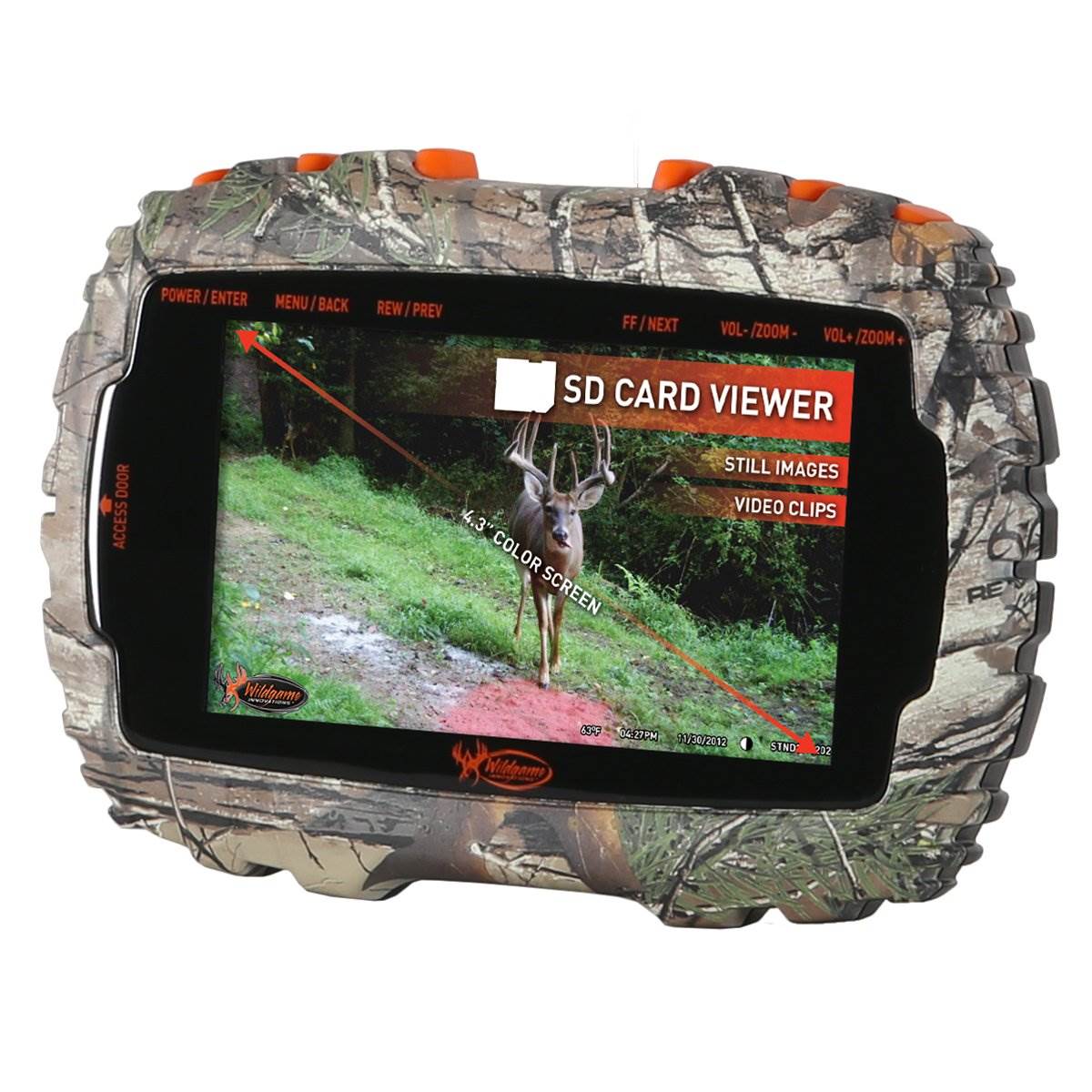 Wildgame Innovations VU50 4.3" TFT Handheld Photo & Video SD Card Media Viewer