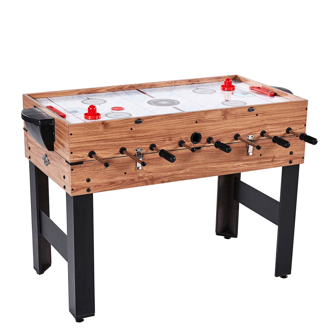 Lancaster 3 in 1 Pool Billiard, Slide Hockey, Foosball Combo Arcade Game Table