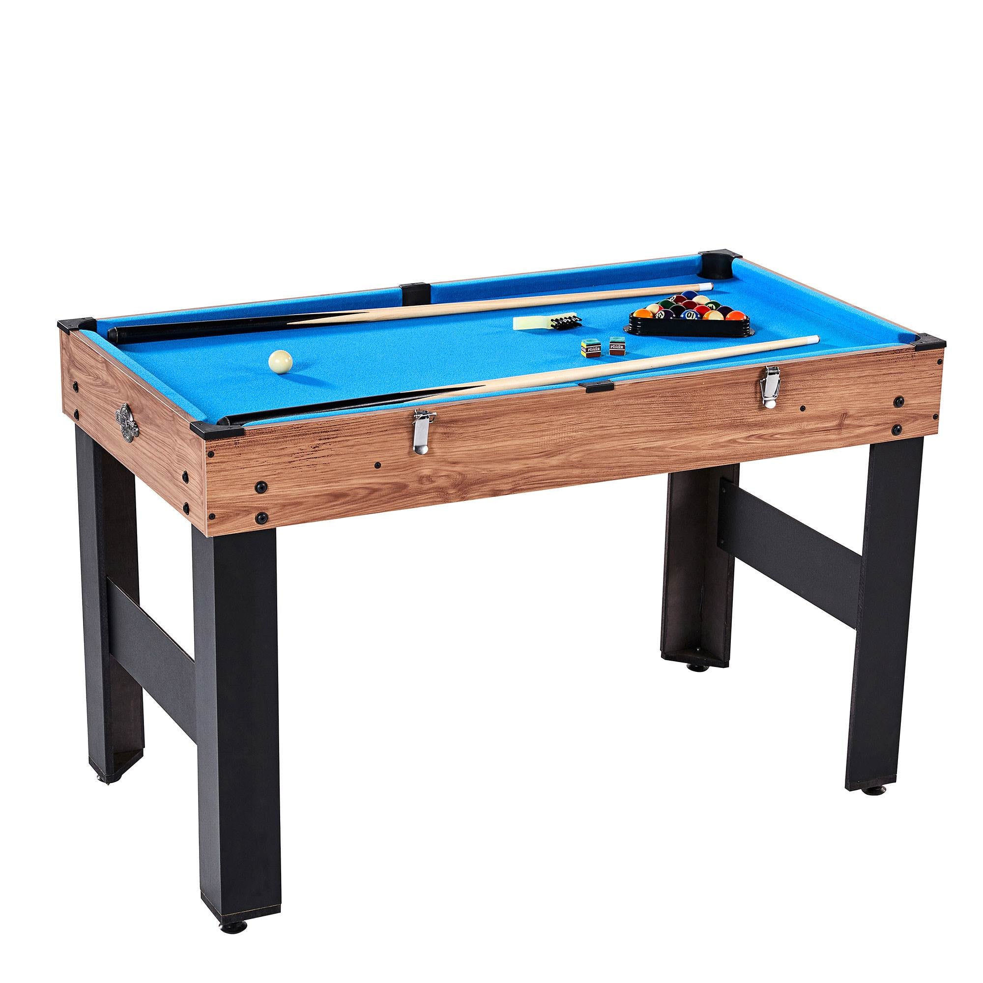 Lancaster 3 in 1 Pool Billiard, Slide Hockey, Foosball Arcade Table (Open Box) - VMInnovations