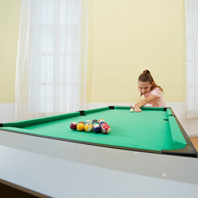 Lancaster 4 in 1 Bowling, Hockey, Table Tennis, Pool Arcade Game Table, Black