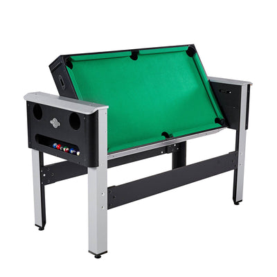 Lancaster 4 in 1 Bowling, Hockey, Table Tennis, Pool Arcade Game Table, Black