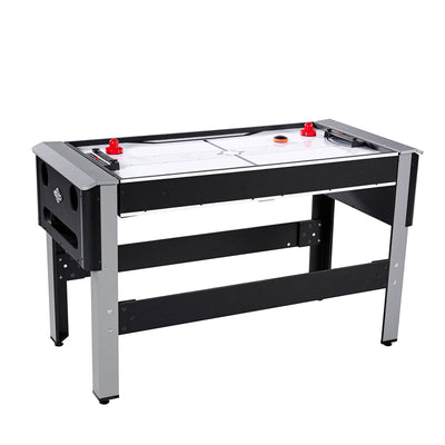 Lancaster 4 in 1 Bowling, Hockey, Table Tennis, Pool Arcade Game Table, Black