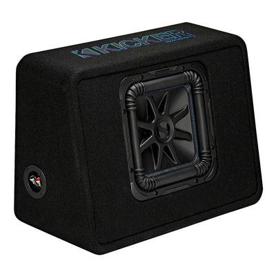 Kicker 10" 1200W Single Loaded L7S Subwoofer Enclosure (Certified Refurbished)