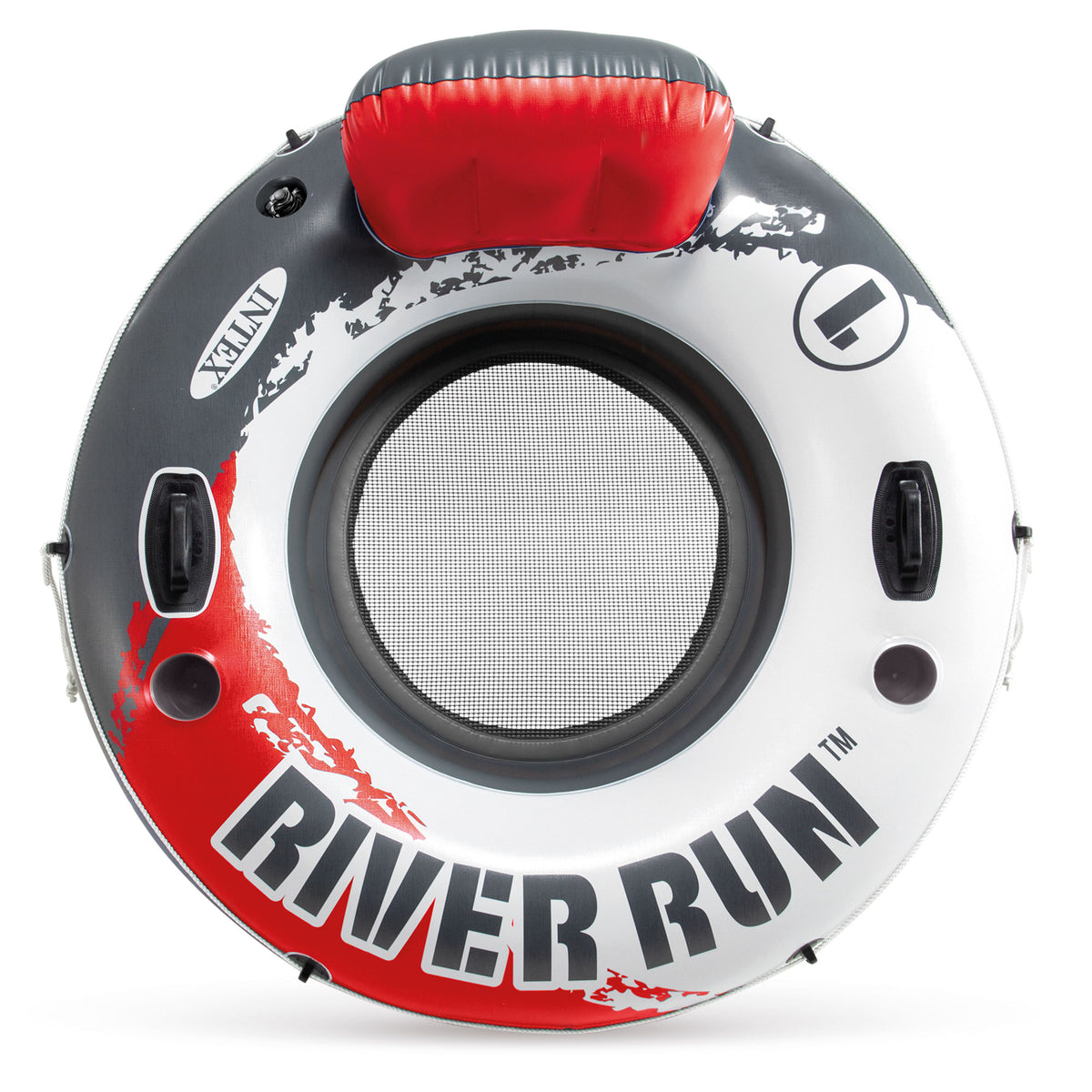 Intex River Run 1 53" Inflatable Floating Water Tube Raft, Red (Used) (4 Pack) - VMInnovations