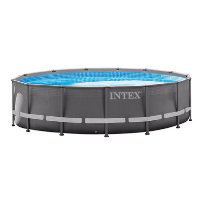 Intex 14' x 42" Ultra Frame Above Ground Swimming Pool with Ladder & Pump (Used)