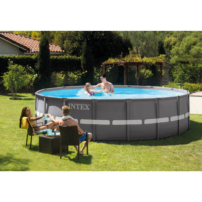 Intex 16' x 48" Ultra Frame Above Ground Swim Pool w/ Ladder & Pump (Open Box)